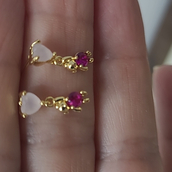 Tiny Teddy Bear Studs (S925) for Girls - Picture 9 of 9